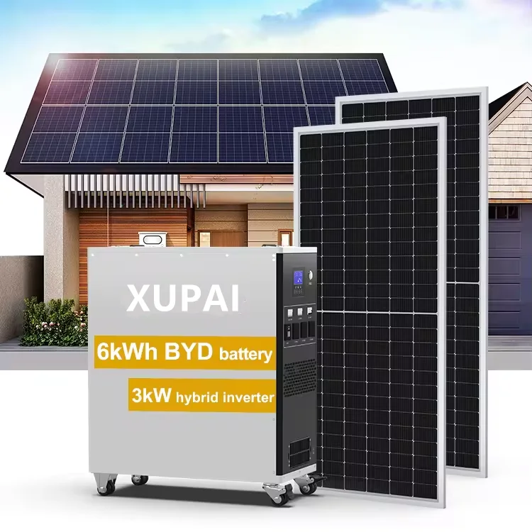 All-in-one Solar Panels System 6kwh 3000w inverter Solar Power Energy Storage System Solution Ess With Solar Battery