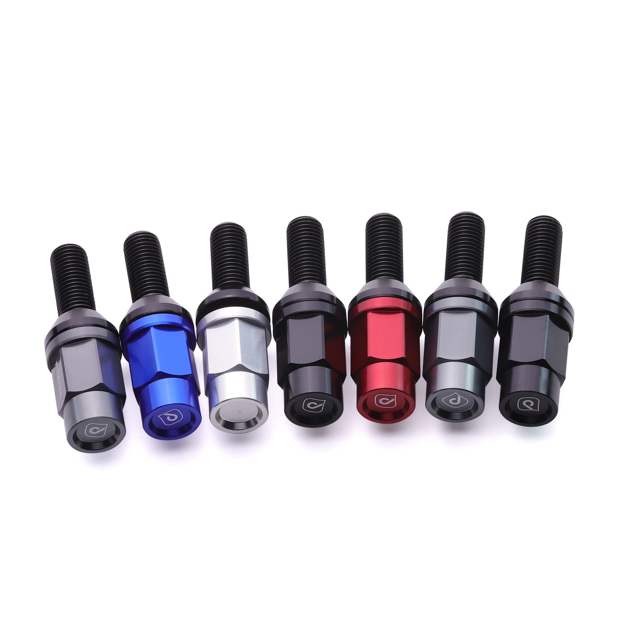 Car 6061 Aluminum Alloy Wheel Lock Nuts 35MM M12x1.5 M12x1.25 Aftermarket