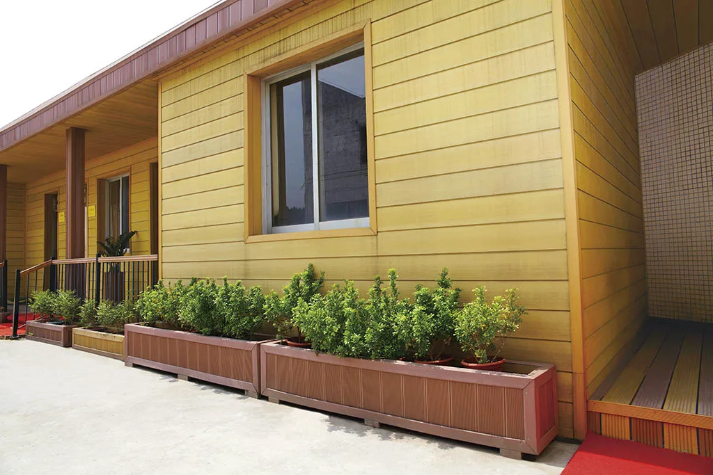 
Foshan Waterproof Outdoor Wood Plastic Composite WPC wall panel 