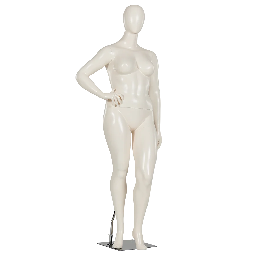 Wholesale akimbo manikin women full body mannequin female plus size mannequin