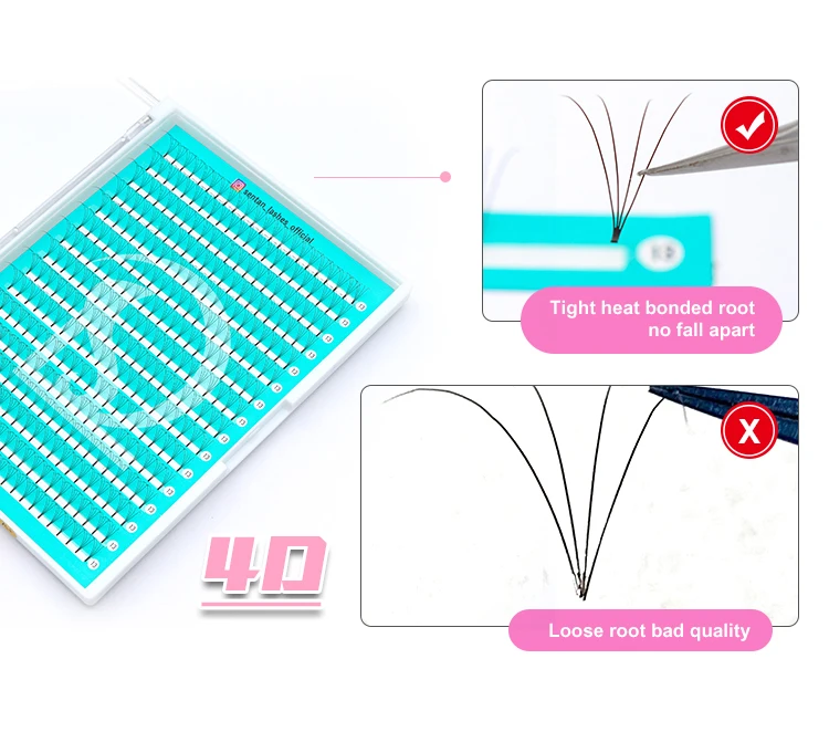 2022 3D 4D 5D 6D 0.07 0.10 factory direct wholesale premade fans eyelash volume lash extension pro made fans