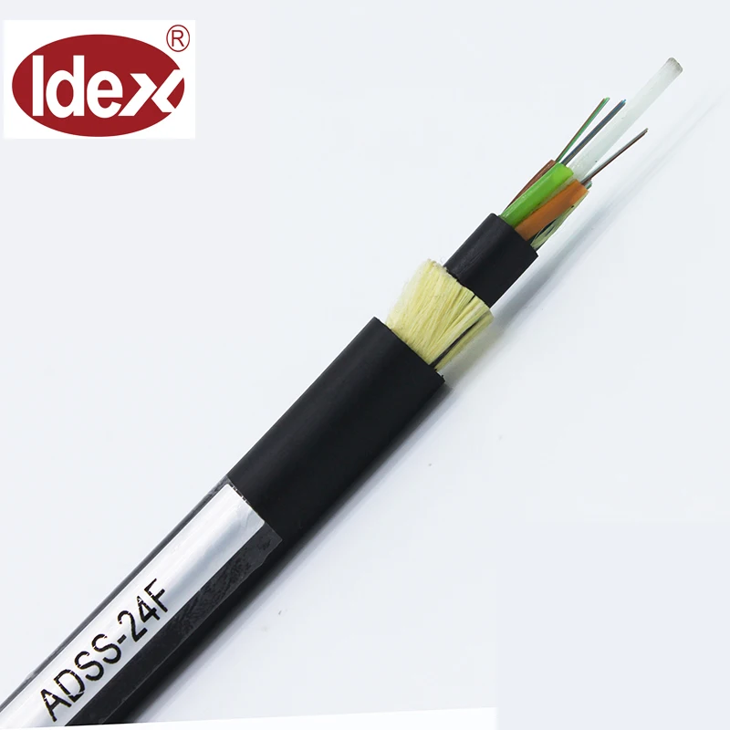 Hot Sale ADSS 24F Single Mode Fiber Optic Communication Cable Fiber Optic Cable for High-Speed Data Transfer