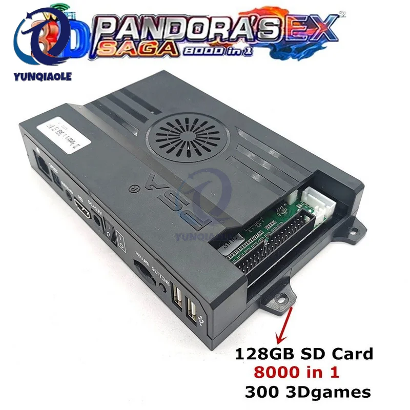 3d Pd Saga Ex Board 8000 в 1 Wi-Fi Diy Kit 2 игры Аркадный Игровой шкаф 8 Way джойстик с американским стилем набор кнопочных кнопок