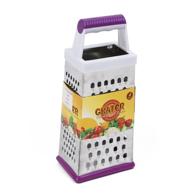 Two Color Handle 7 Inch multi-functional Stainless Steel Vegetable Planer Fruit Cutter