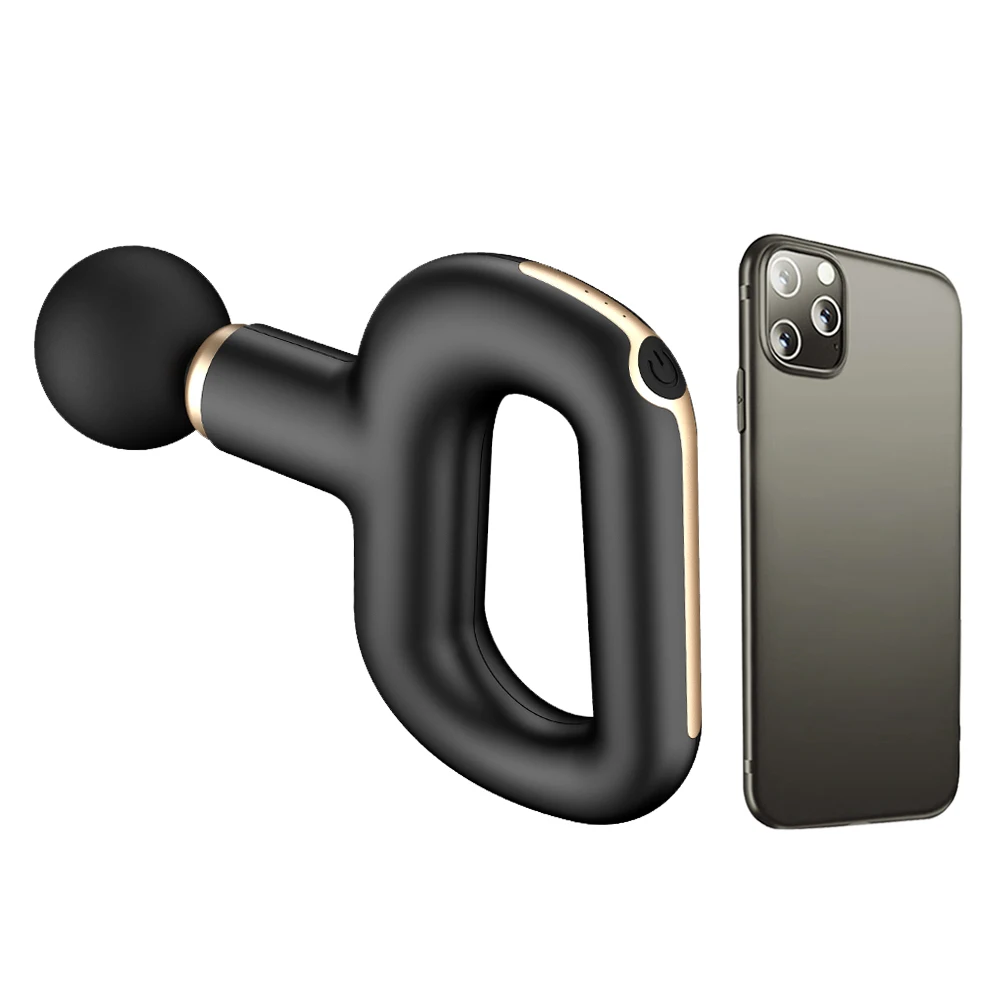 Портативный корпус лицевой панели пистолет мини-массажер для массаж мышц пистолет