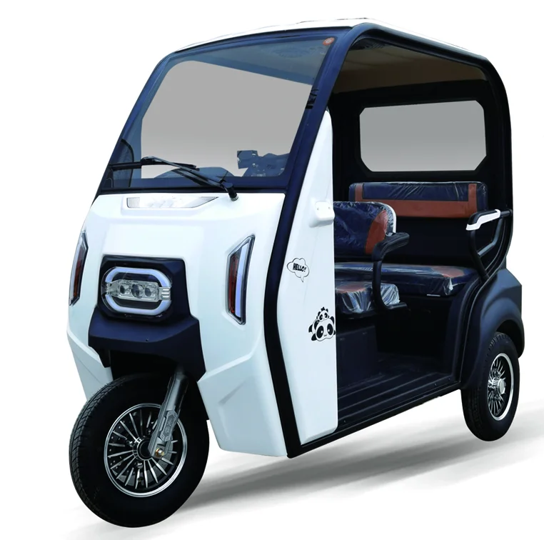 Chinese Brand Low Price Three Wheel Semi Closed Electric Tricycle For Elder People