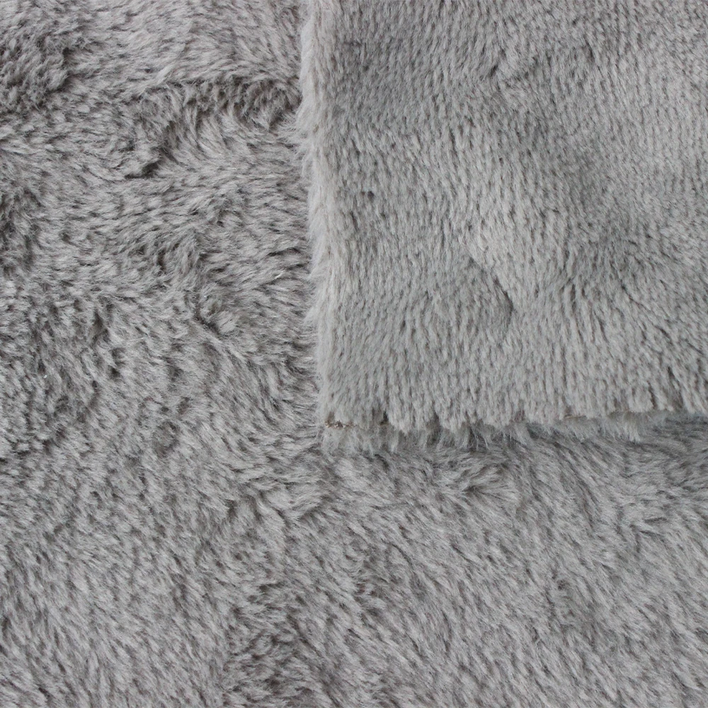 Professional 2024 New 100% Polyester United Chenille Coral Fleece Fabric Without Bond For Blanket Bathrobe Carpet