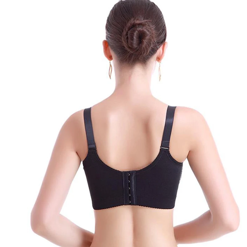 Женские бюстгальтеры большого размера для кормящих матерей с зажимом для грудного вскармливания сглаживающие косточки с полным покрытием для спины