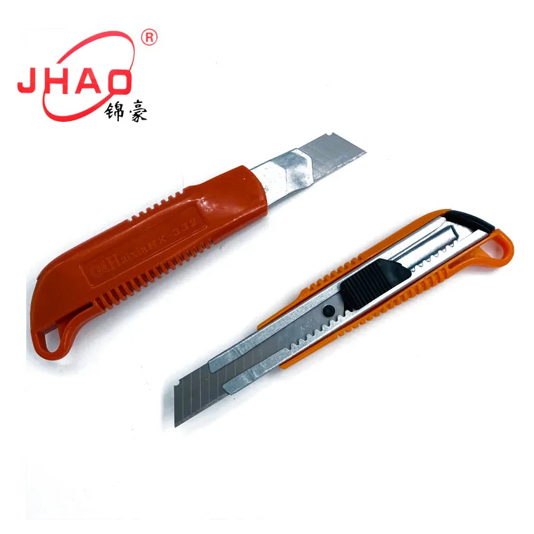 Low MOQ 18mm Snap Blade Utility Knife Art Knife For Office School Home