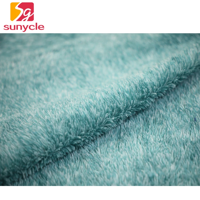 High quality wholesale Cation Shu velveteen polyester fabric180g sherpa fabric