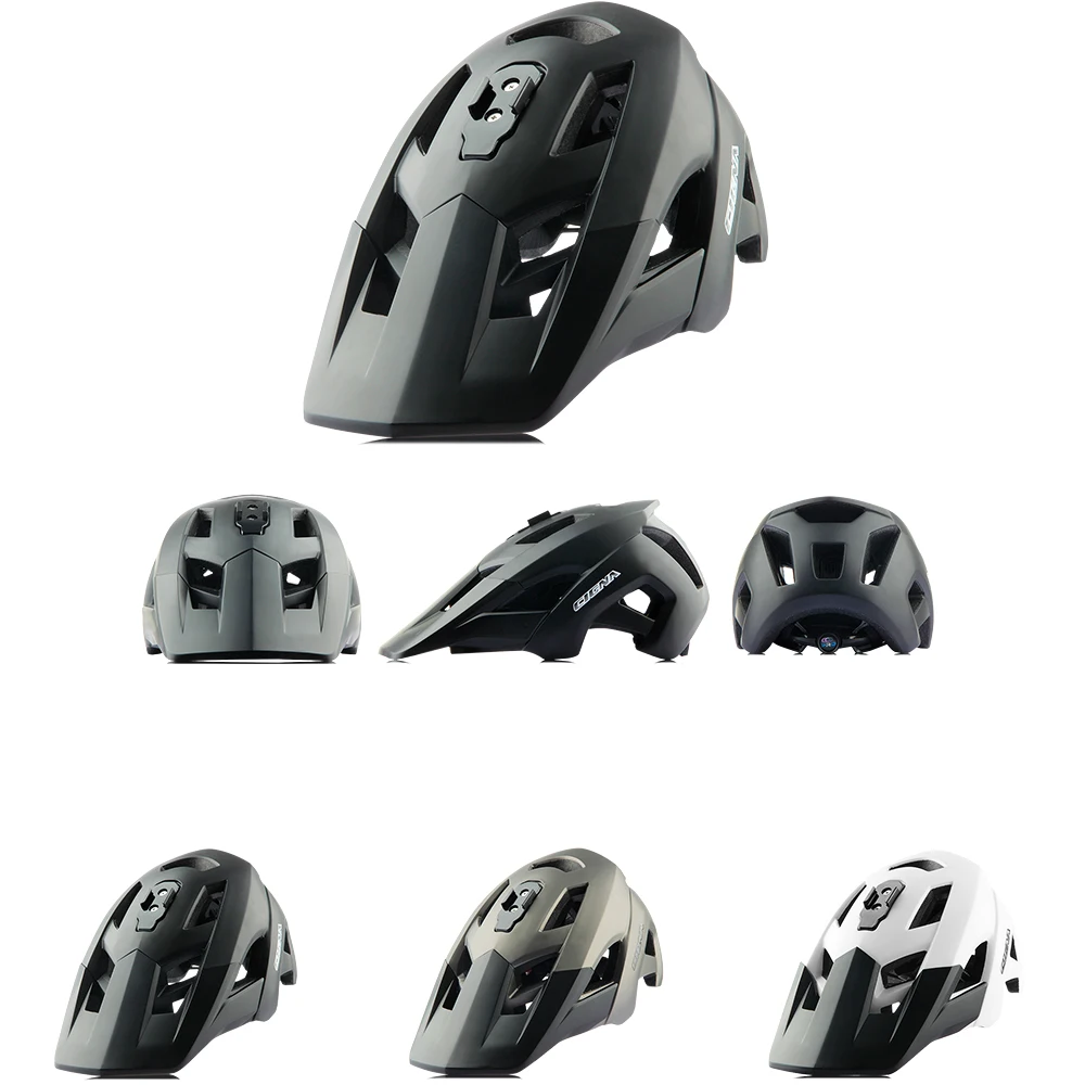 OEM Lightweight Dual Sport Helmet PC EPS Integrated Road Mountain Bike Gear Protective Head Guard Safety Features Riding Sports