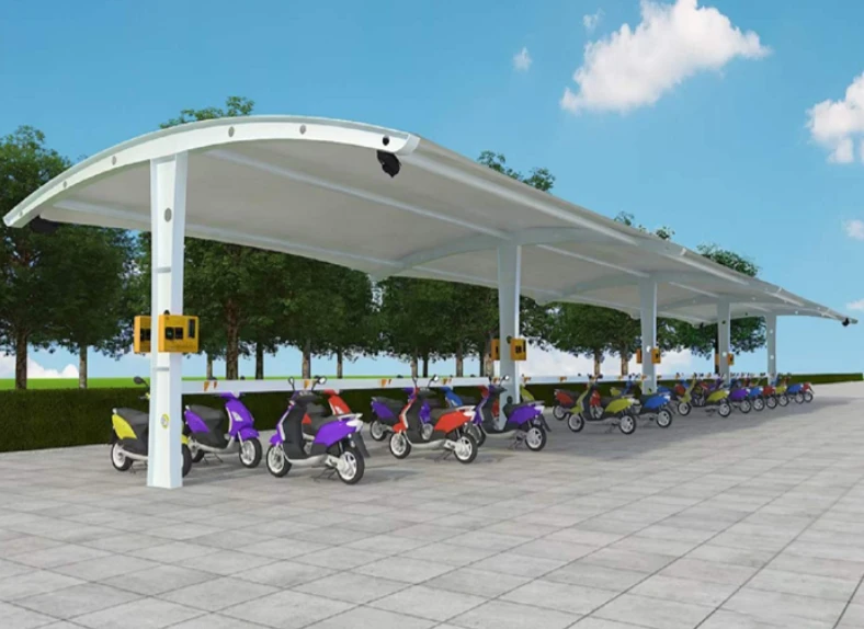 Roofing Materials Polycarbonate Bike Shed Carport Endurance Board Parking Shed Car Parking Tent Outdoor