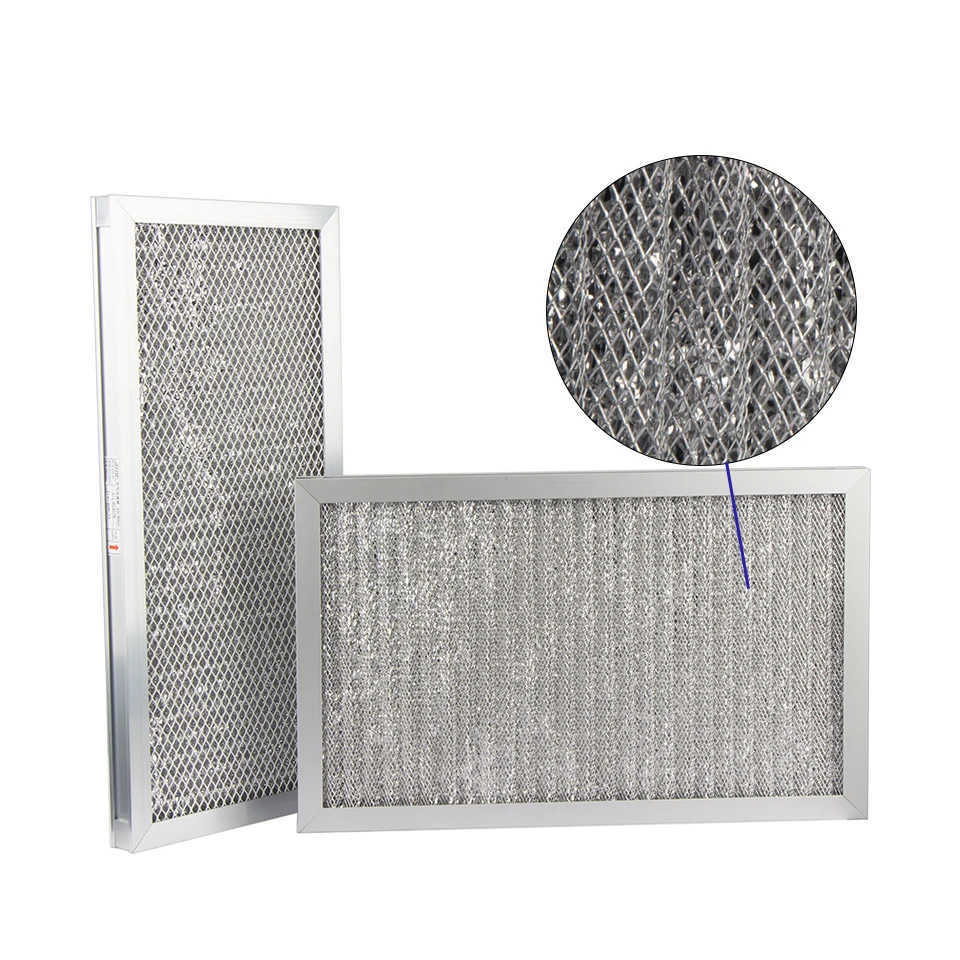 China Factory Supply High Economical Efficiency Galvanized Sheet G1 Filter Aluminum Wave Metal Mesh Pleated Air Filtration