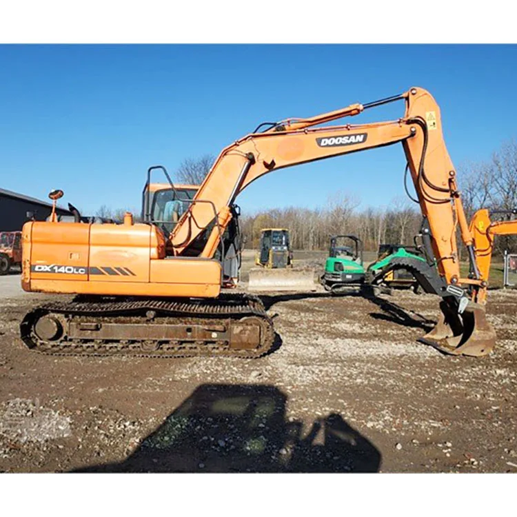 used original Korea doosan DX140 DX140LC LCA crawler excavator for sale 10 14 ton second hand excavators