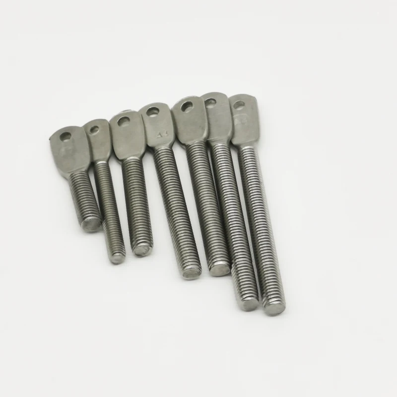 Chinese provider cnc machining cnc turning stainless steel flat head long threaded bolt