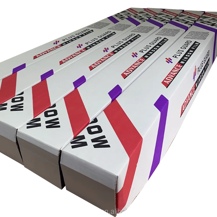 VANCHFILM Automotive Sun Control Film Reflects and Absorbs Solar Heat 2 ply Reflective Silver Film Solar Insulation Window Film