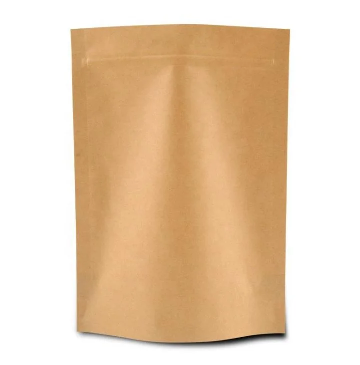 Custom Logo Print Wholesale Grocery White Brown Kraft Paper Gift Bag with Handle Item Industrial Surface Packaging