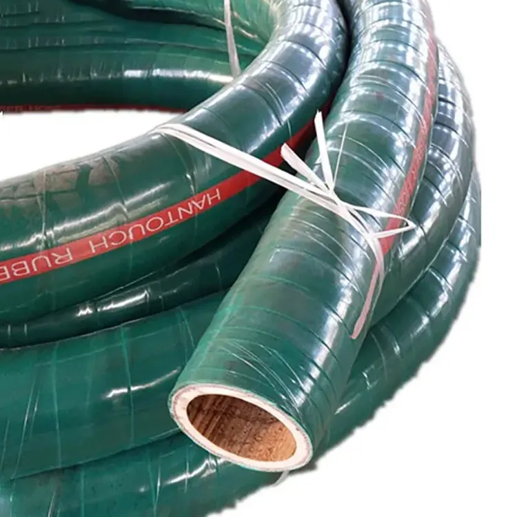 10Bar for Solvent Transfer Delivery Sulfuric Aci Chemical Suction Rubber Hose With UHMWPE Helix Steel Wire
