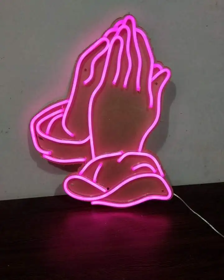 LED Neon Light Sign Letters Neon Sign Panel Holiday Christmas Party Wedding Decorations Home Wall Decor Neon Lamp Gifts