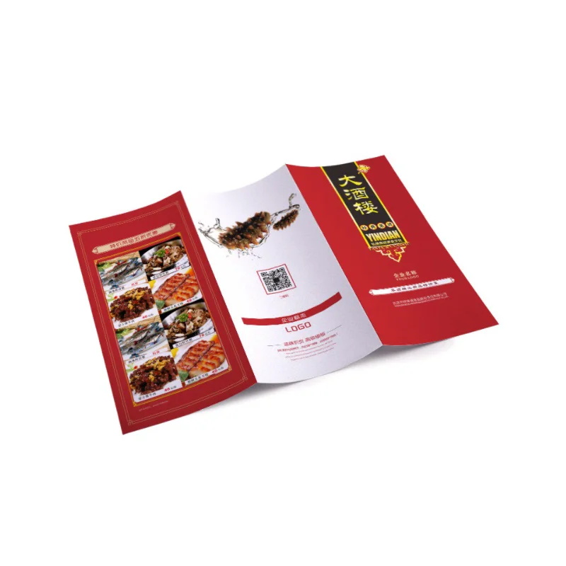 Custom CMYK bulk printing a5 size brochure instruction manual