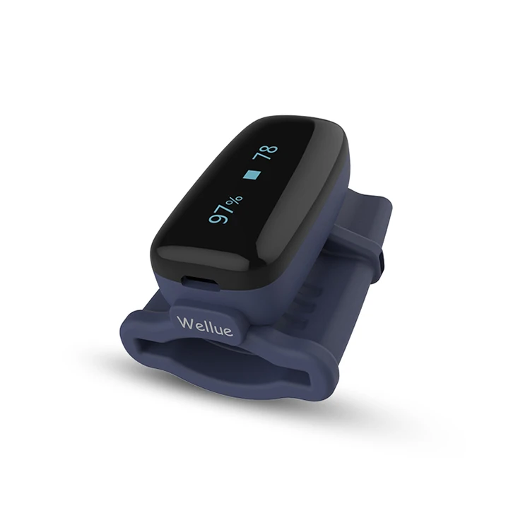 Wellue Oxyfit мягкий оксиметр на кончик пальца Оксиметрия Оксиметр в крови медицинский Пальчиковый пульсометр
