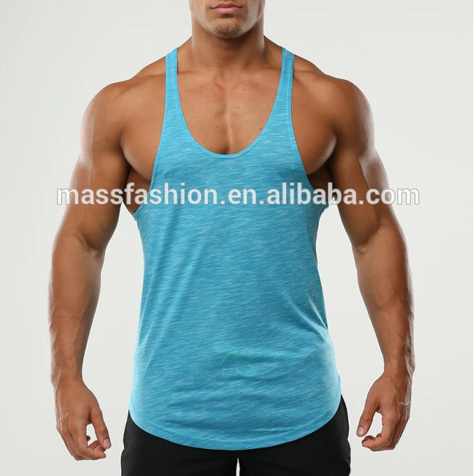Men Custom Stringer Tank Top Plain Tanks With Private Label