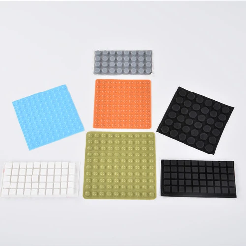 Factory Price Flexible Cutting high adhesive silicone rubber keypad button cap pad