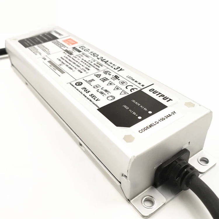 Built-In Active PFC Function Meanwell ELG-150 12V 24V 36V 42V 48V 54V Series Single Output LED Driver Power Supply For Bay Light