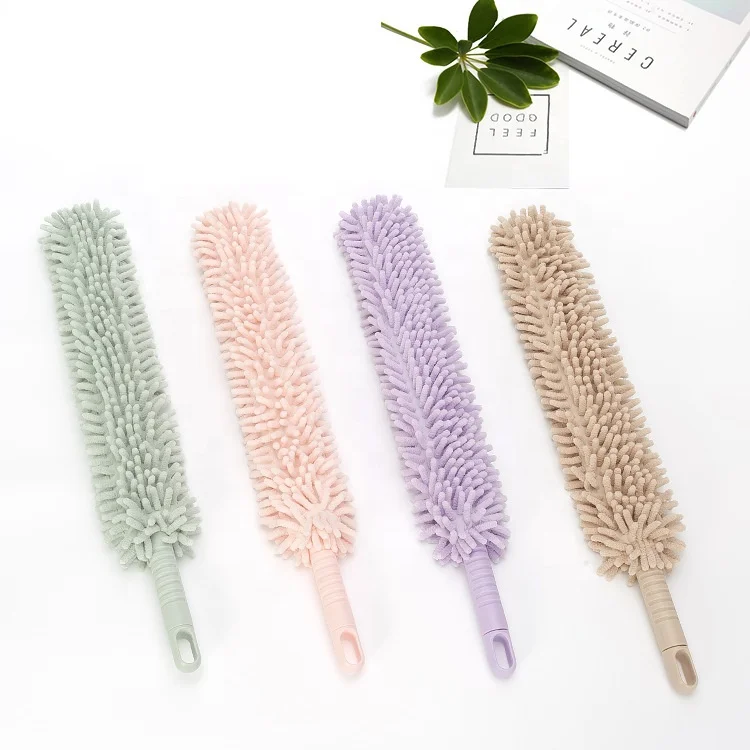 Household bendable double-sided variable-chenille dust duster Bendable dust duster car dust.