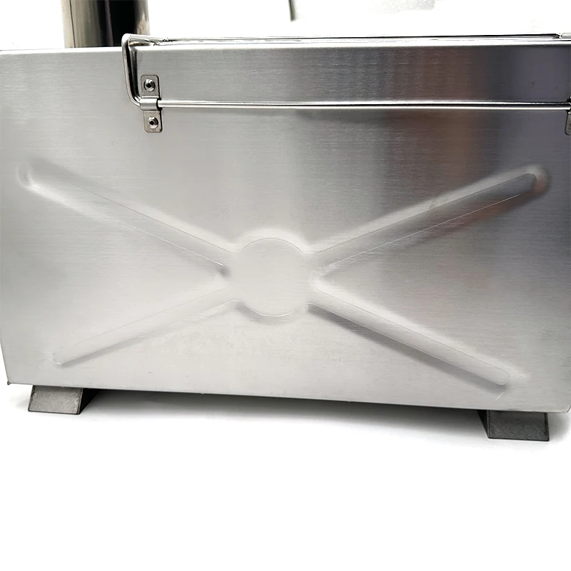 Elegant Outdoor Kitchen Patio Entertainment Wooden Chimeneas Comfortable Barbecue Grill with Wood Stove and Tent Design