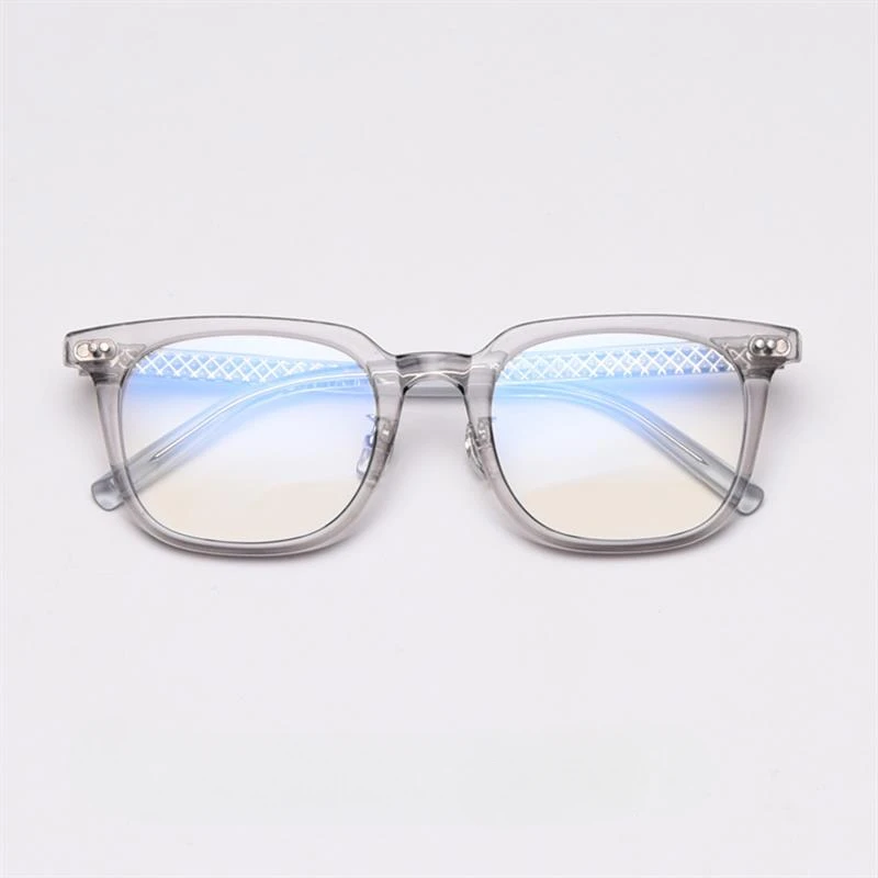 Korea Stylish TR Retro Glasses Frame Black Round Optical Frame Transparent Spectacle for Unisex Wholesale Eyewear Custom Logo