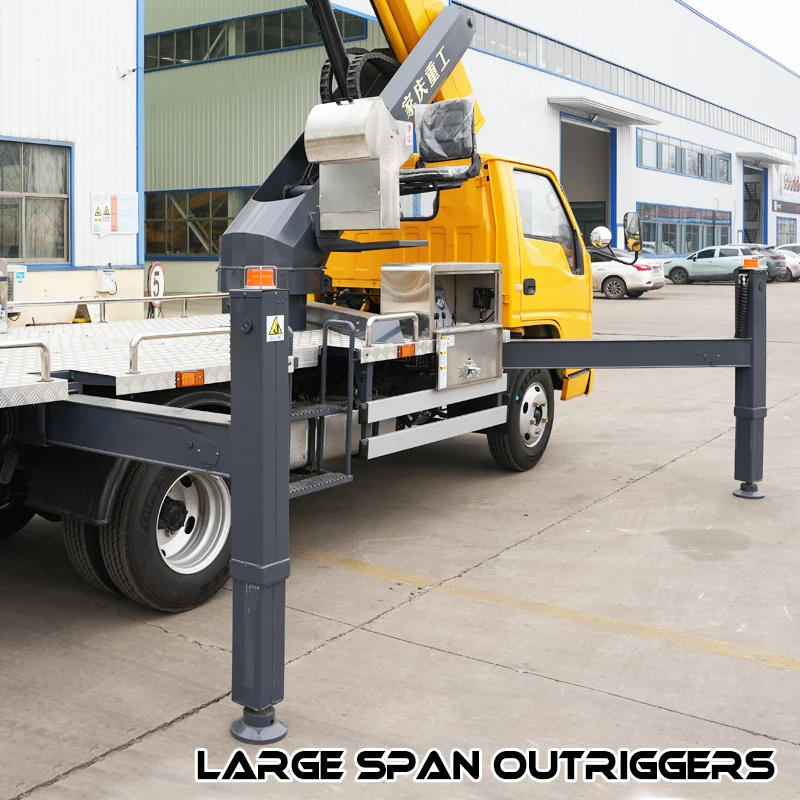 Truck Cranes Customization 23m Aerial Work Vehicle Telescopic Boom Lift Bucket Truck Aerial Lift Truck
