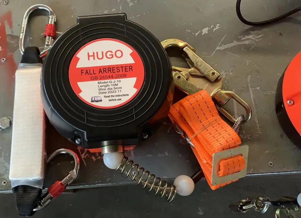 China factory price retractable fall arrester lifeline for Personal Safety