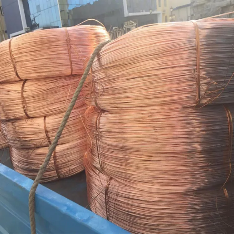 High-quality 99.99% pure copper scrap copper industrial waste copper wire ex-factory price sale