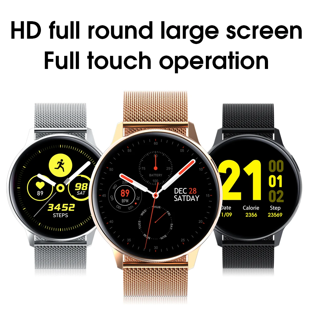 
Touch Screen Smart Watch 1.28 inch IP68 ECG SmartWatch Sports Blood Pressure Oxygen Relojes BT 4.0 Smart Watch 