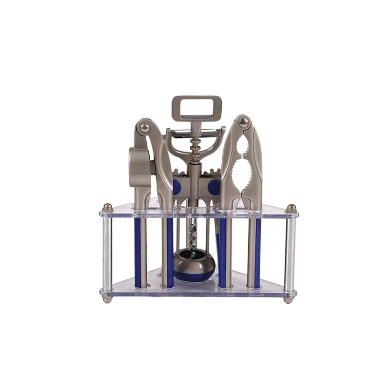 Пользовательские Кухонные гаджеты, подарочный набор, оптовая продажа, ручной пресс для чеснока, Овощечистка, открывалка для бутылок вина, набор для крепления морепродуктов, орехов, кухонные инструменты