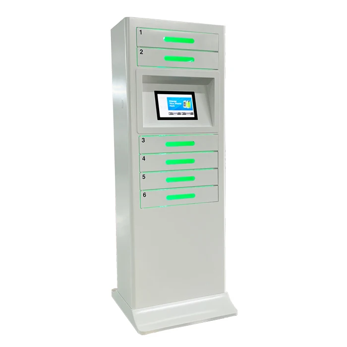 Winnsen 43 inch Advertising LCD Screen Mobile Phone Charging Stations for Visitors Use