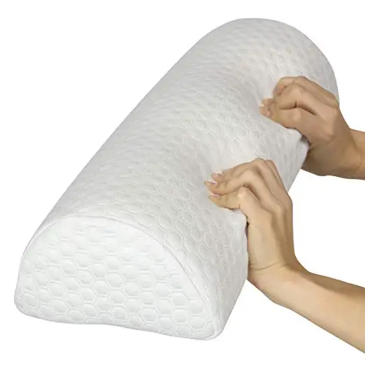 Cooling Gel Lumbar Pillow for Sleeping Memory Foam Lower Back Pain Relief Support Cushion