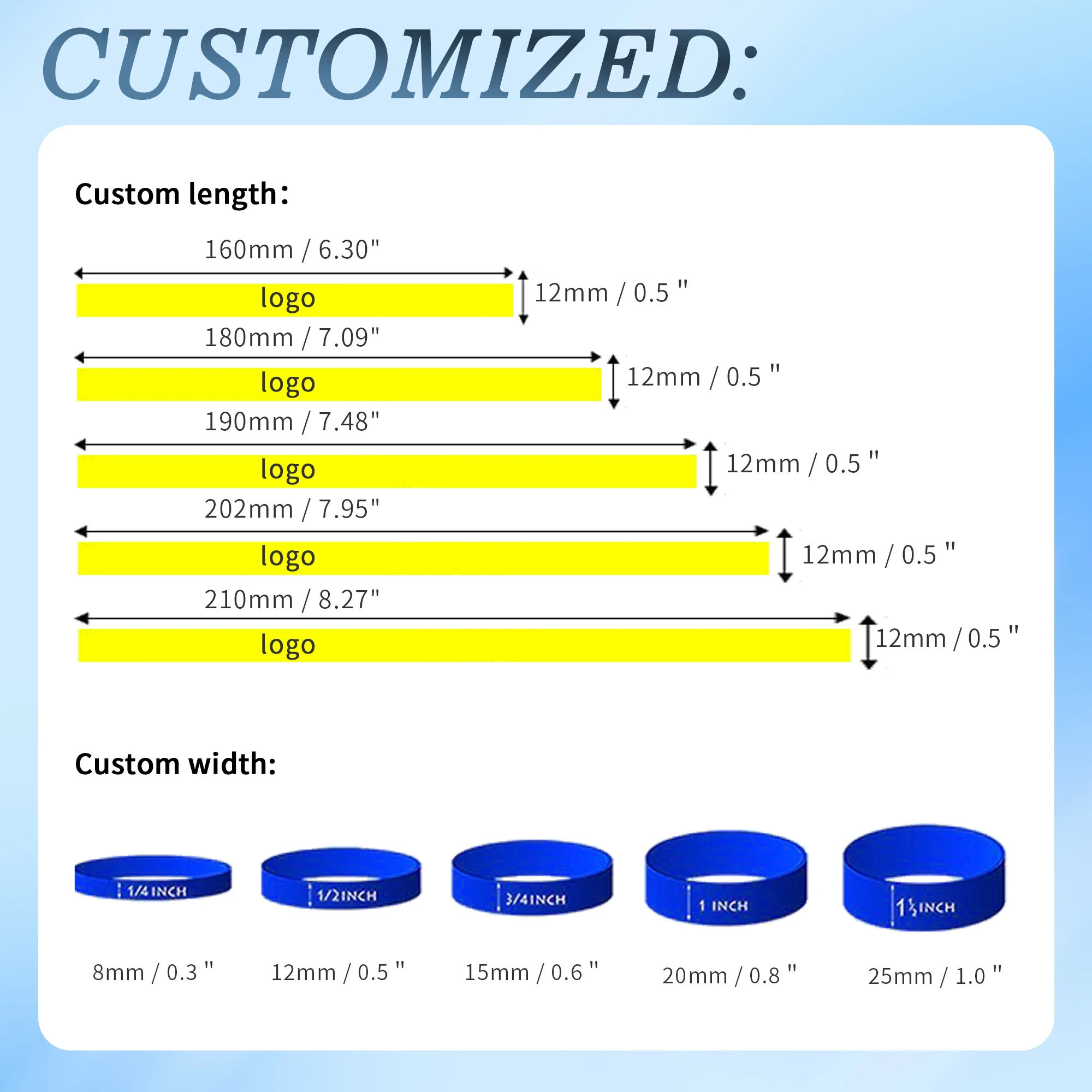 Customized Cross Border New Printed Logo Silicone Wristband Environmentally Friendly Inspirational Silicone Bracelet