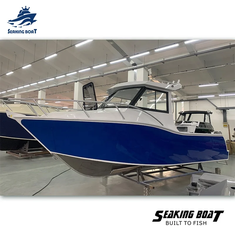 Китай SeaKing Profisher 6 25 м 20 футов морской V корпус алюминиевая кабина рыболовная лодка с CE для продажи