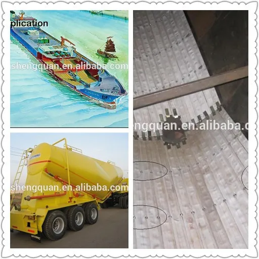 polyester pipe for bulk cement