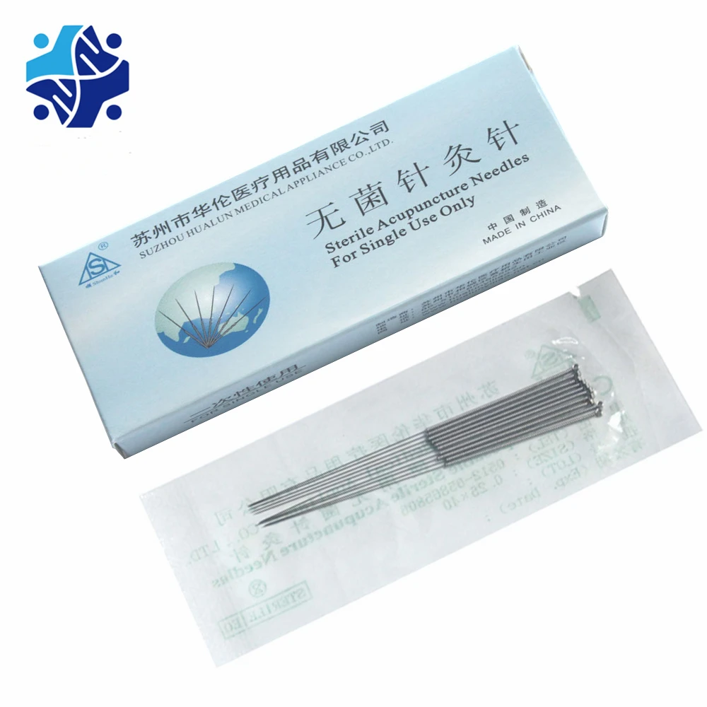 100pcs/box china acupuncture needles with steel handle