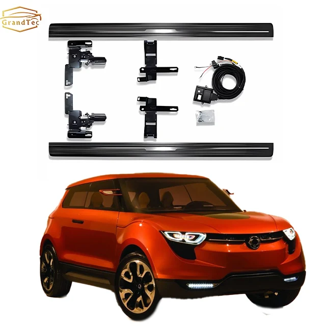 GRANDTEC устойчивая к ржавчине выдвижная ножная педаль со ступенчатой боковой дверью автоматическая силовая Подножка для XIV-1 Ssangyong