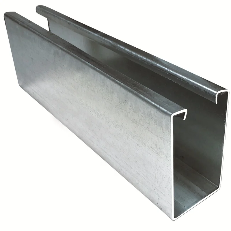 Roller Shutter Assembly Rolling  Door Side Track Galvanized Guide Rail For Rolling Gate
