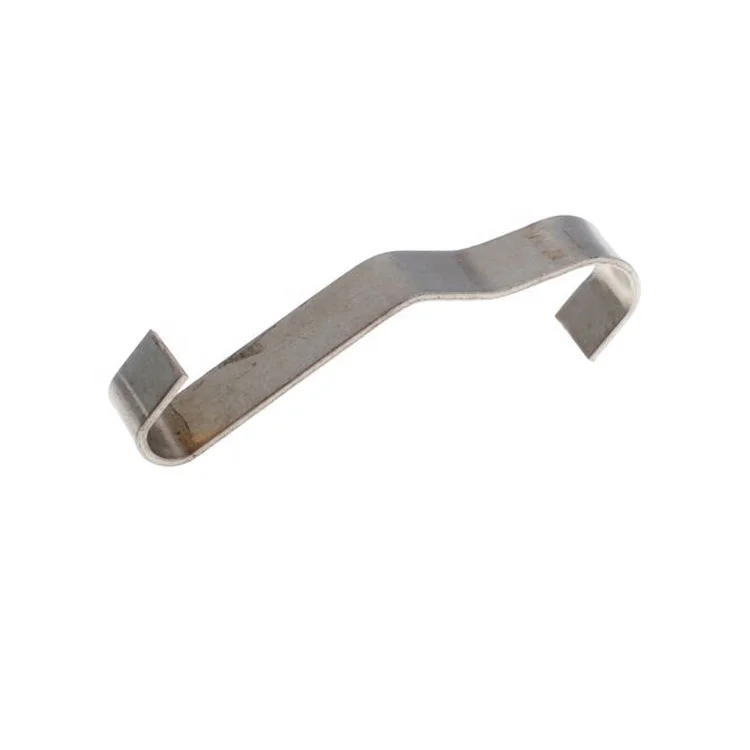 ISO9001 Zinc Plating Stainless Steel Metal Wire Spring Button Clip