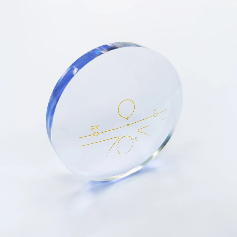 Semi-Finished Base 0/2/4/6 75mm 1.56 UV400 SF Optical lens AR coating progressive lens