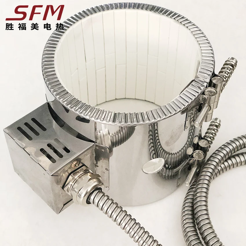 Ceramic Heating Ring Plastic Recycling Machine Barrel Ceramic Band Heater