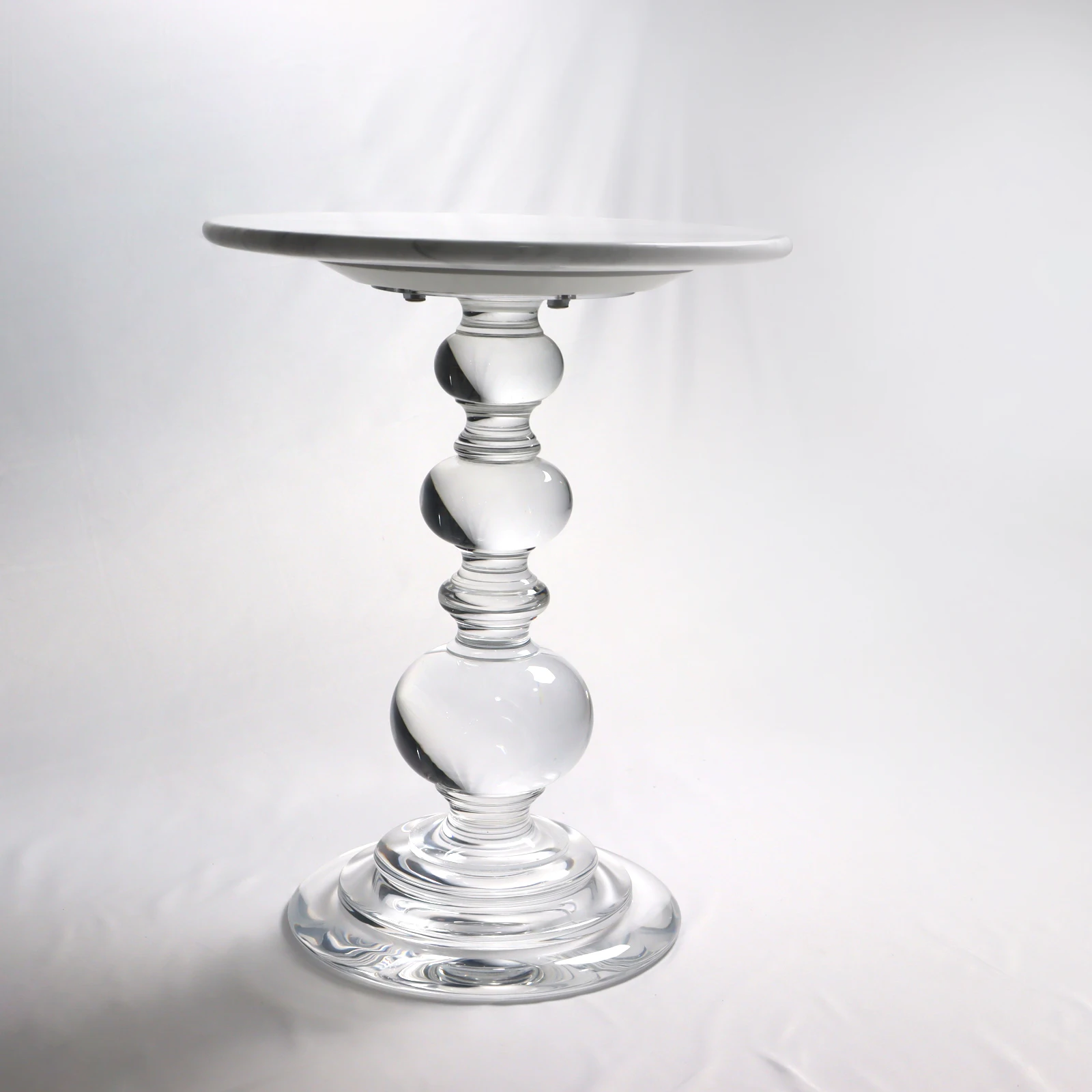 Factory directly sale  Modern Elegance design Acrylic coffee table home decor side tea table marble top