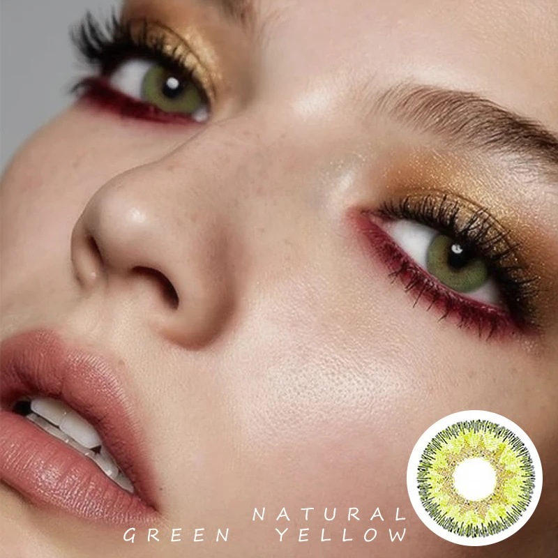 
Moonve 2021color contact lens white box with case pro color 