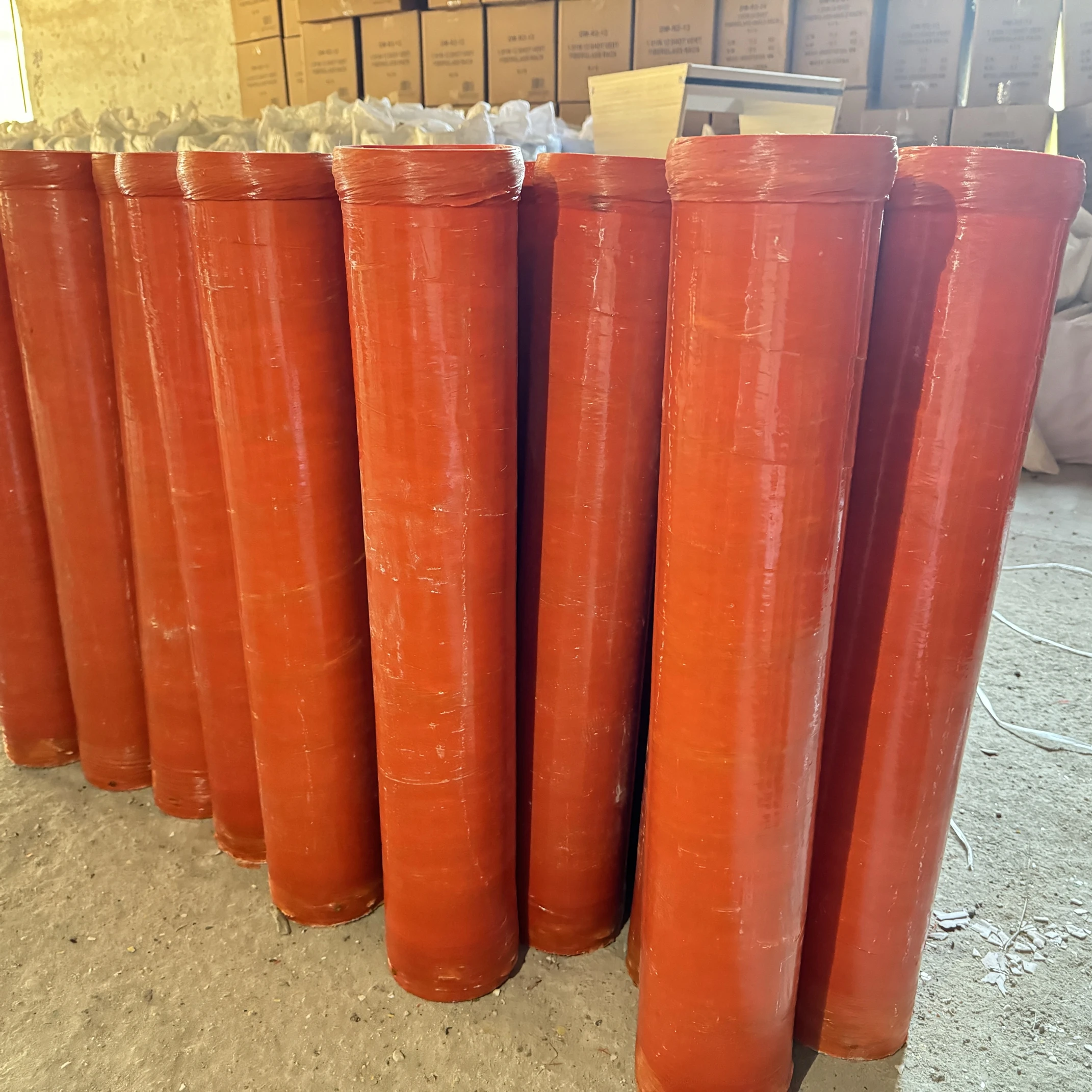 hot sale fiberglass firework cake or display shell fireworks 4 inches mortar tubes for Parties